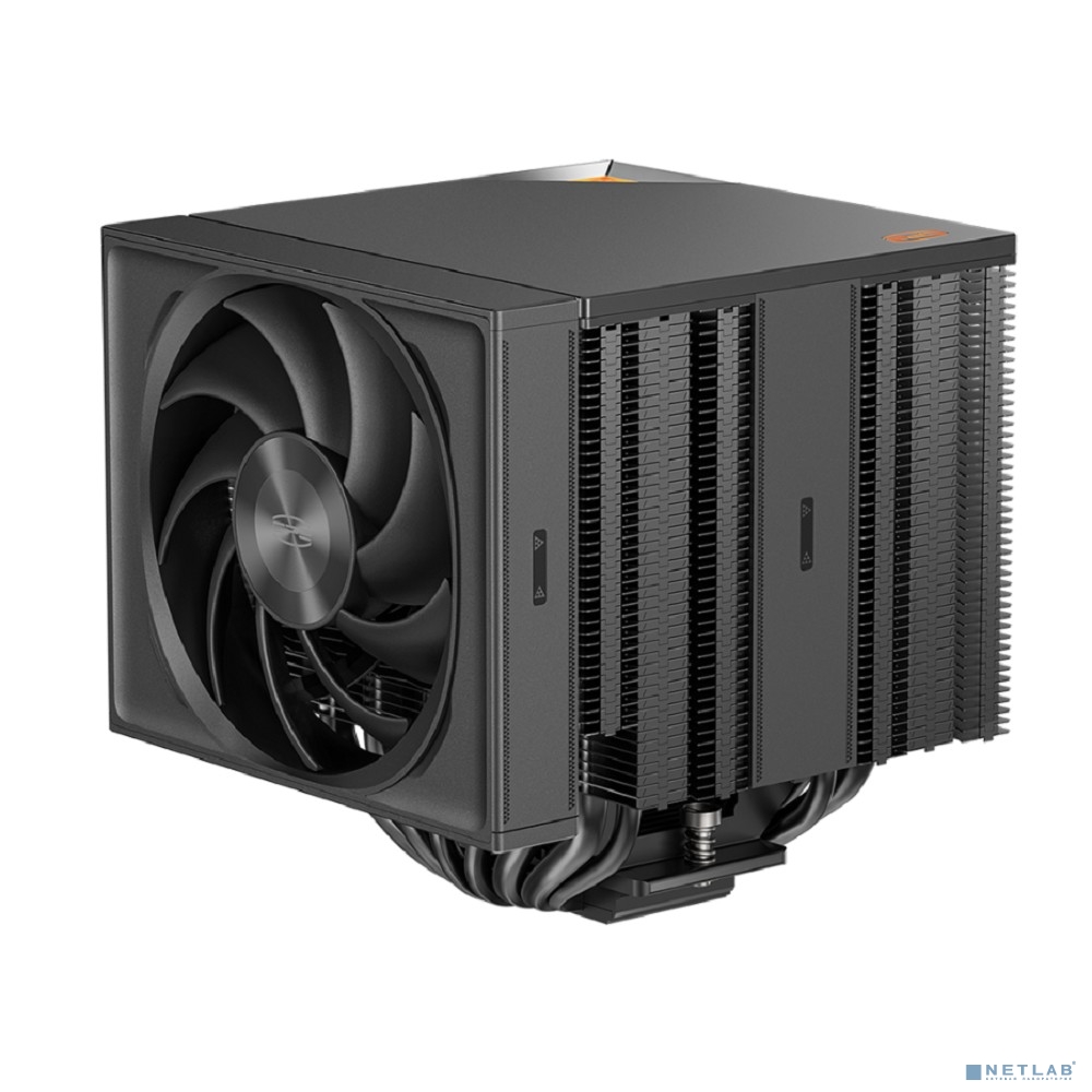 Кулер для процессора/ PCCooler RZ820 BK (289W, 4-pin PWM, 165mm, Al/Cu, 4x8mm+4x6mm, 1x140mm+1x150mm, 71.9CFM/86.7CFM, 27.1dBA/32dBA, 1500RPM/2200RPM, S: 1851/1700/1200/20XX/115X, AM5/AM4, black)