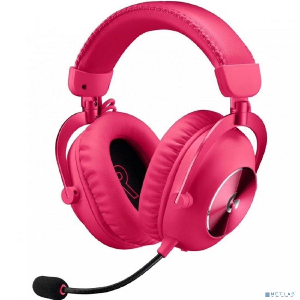 Игровая беспроводная гарнитура Logitech G Pro X 2 Wireless, Pink