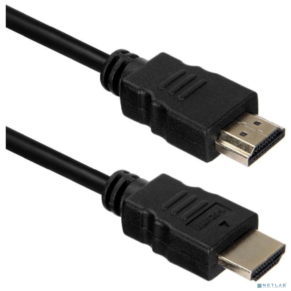 Кабель ACD Кабель ACD-DHHM1-50B |ACD-DHHM1-50B| HDMI 1.4, Golden Plated,19m/19m, Черный, 5м (742200)