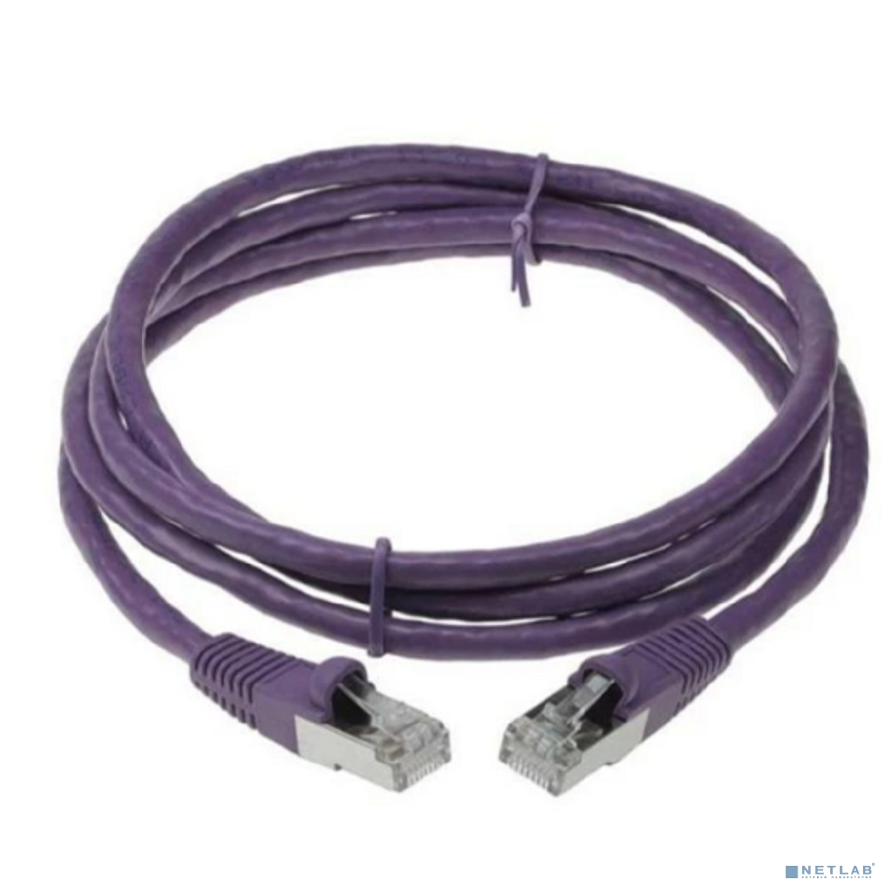 Кабель ACD Патч-корд ACD-LPS6AZ-10P |ACD-LPS6AZ-10P| Cat6a SSTP 26AWG 4Pair, CU, LSZH, Пурпурный, 1м