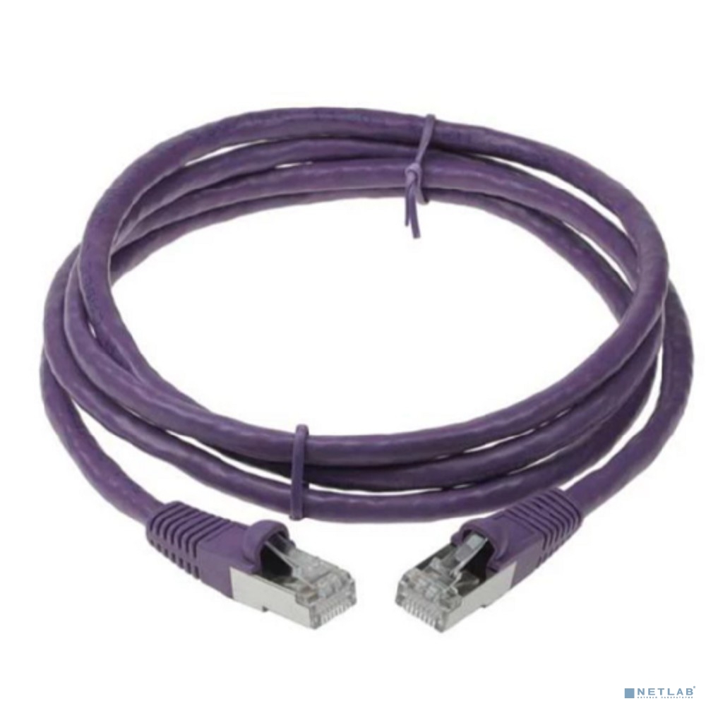 Кабель ACD Патч-корд ACD-LPS6AZ-20P |ACD-LPS6AZ-20P| Cat6a SSTP 26AWG 4Pair, CU, LSZH, Пурпурный, 2м