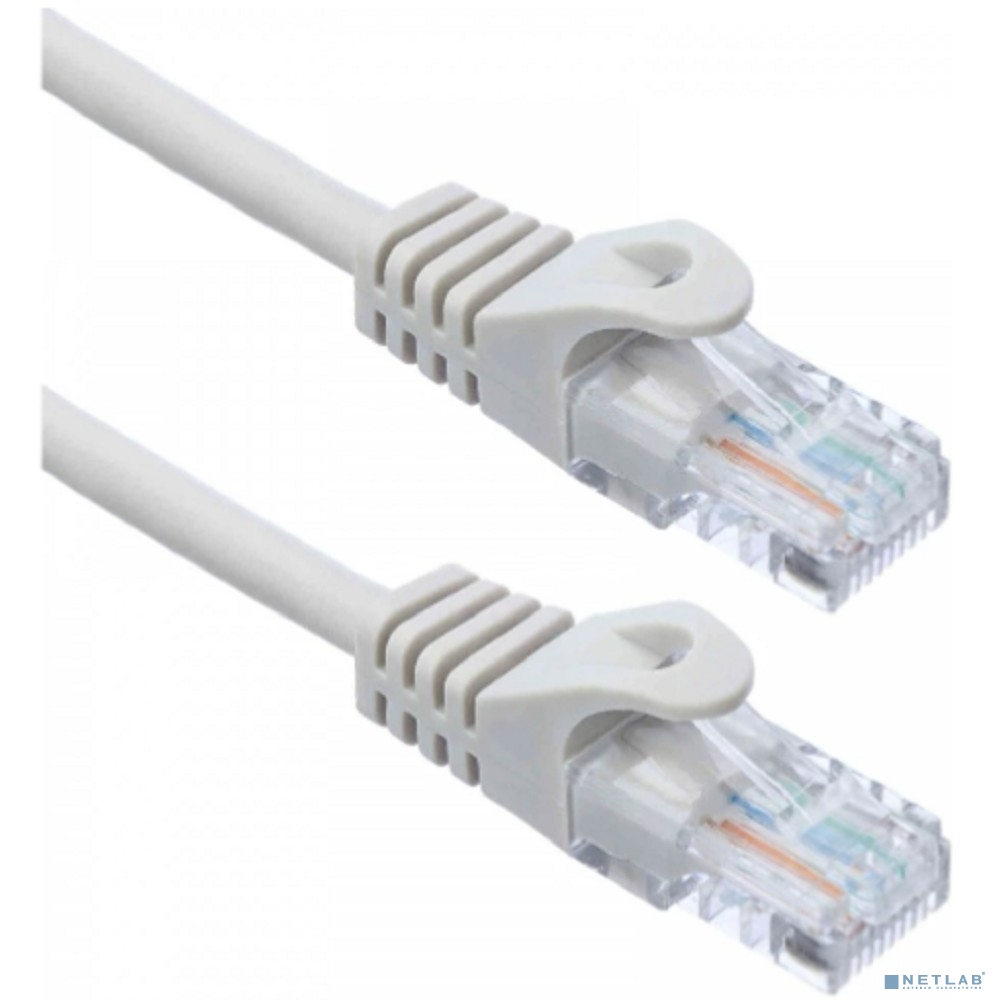 Кабель ACD Патч-корд ACD-LPU5E-10A |ACD-LPU5E-10A| Cat5e UTP 24AWG 4Pair, 7/0.18мм CCA Серый,1.0м, (741401)