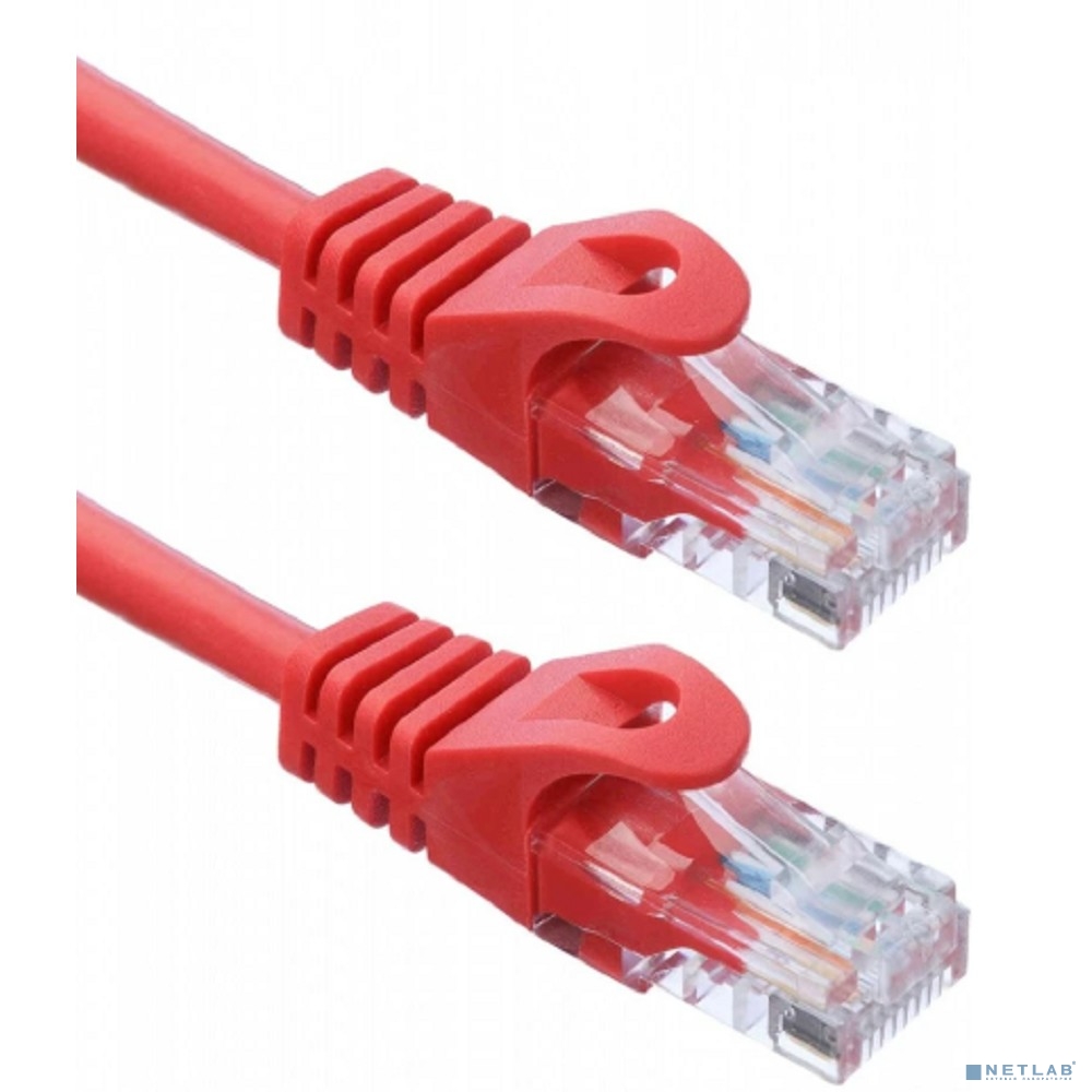 Кабель ACD Патч-корд ACD-LPU5E-15R |ACD-LPU5E-15R| Cat5e UTP 24AWG 4Pair, 7/0.18мм CCA Красный,1.5м, (741487)