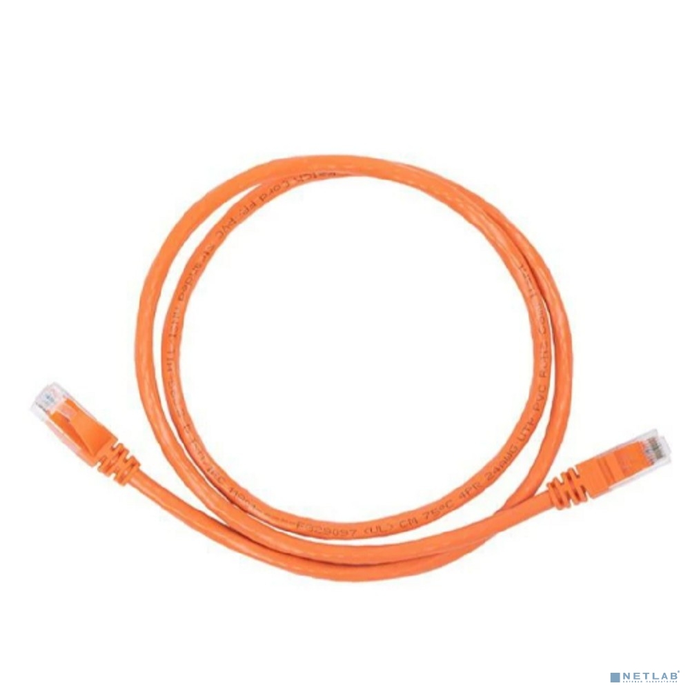 Кабель ACD Патч-корд ACD-LPU6Z-10O |ACD-LPU6Z-10O| Cat6 UTP 26AWG 4Pair, CU, LSZH, Оранжевый, 1м
