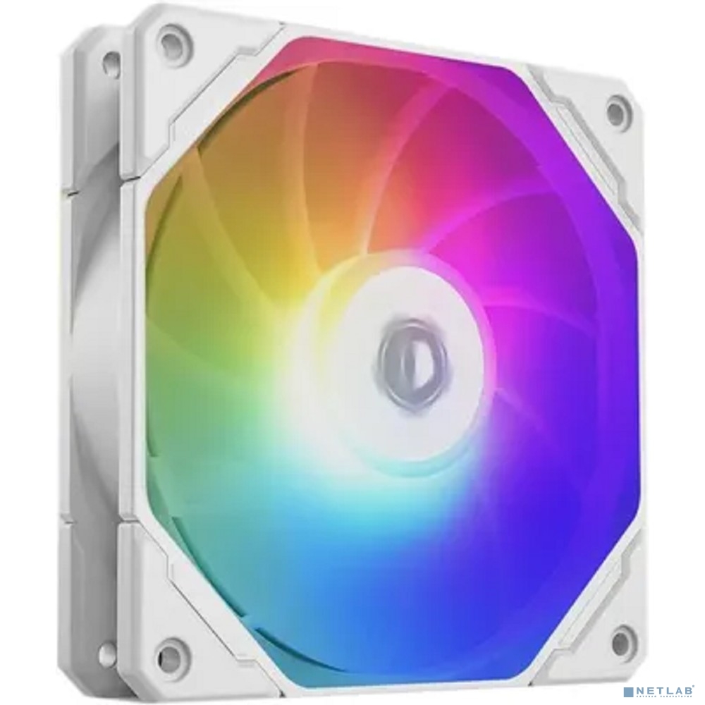 Case fan ID-Cooling TF-12025-PRO-ARGB WHITE 120мм ( PWM, резиновые углы, белый, ARGB, 500-1800об/мин) BOX