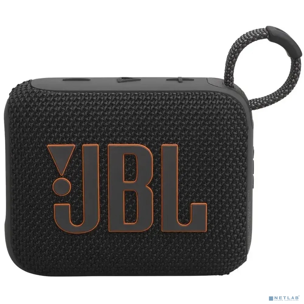 Колонка портативная JBL GO 4, 4.2Вт, черный