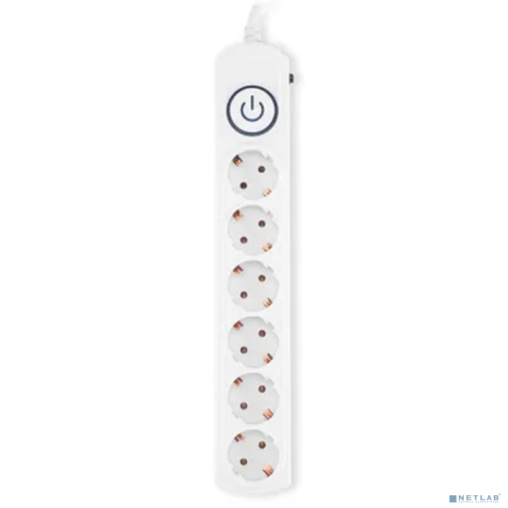Ippon Сетевой фильтр BK-6-EU-3-16-W 3м (6 розеток) белый (коробка) (1804838)