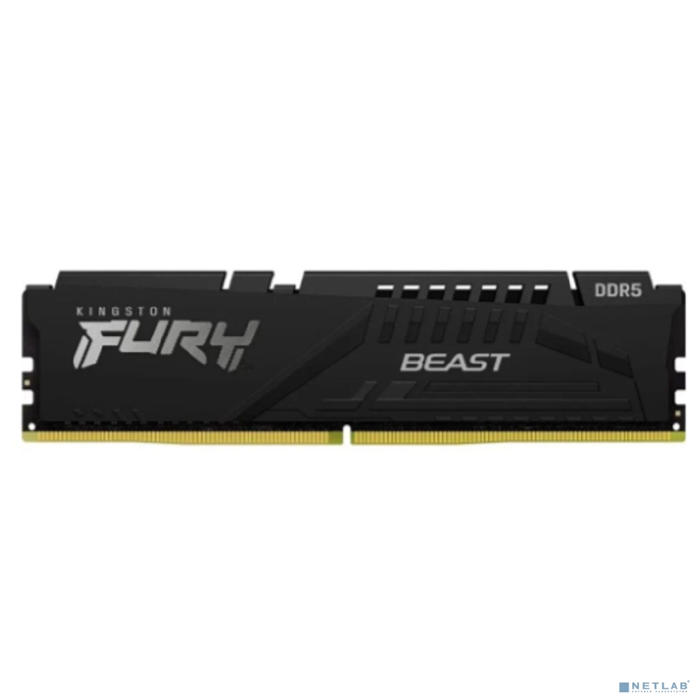 Оперативная память Kingston Fury Beast KF564C32BBE-32 DDR5 - 1x 32ГБ 6400МГц, DIMM, Ret