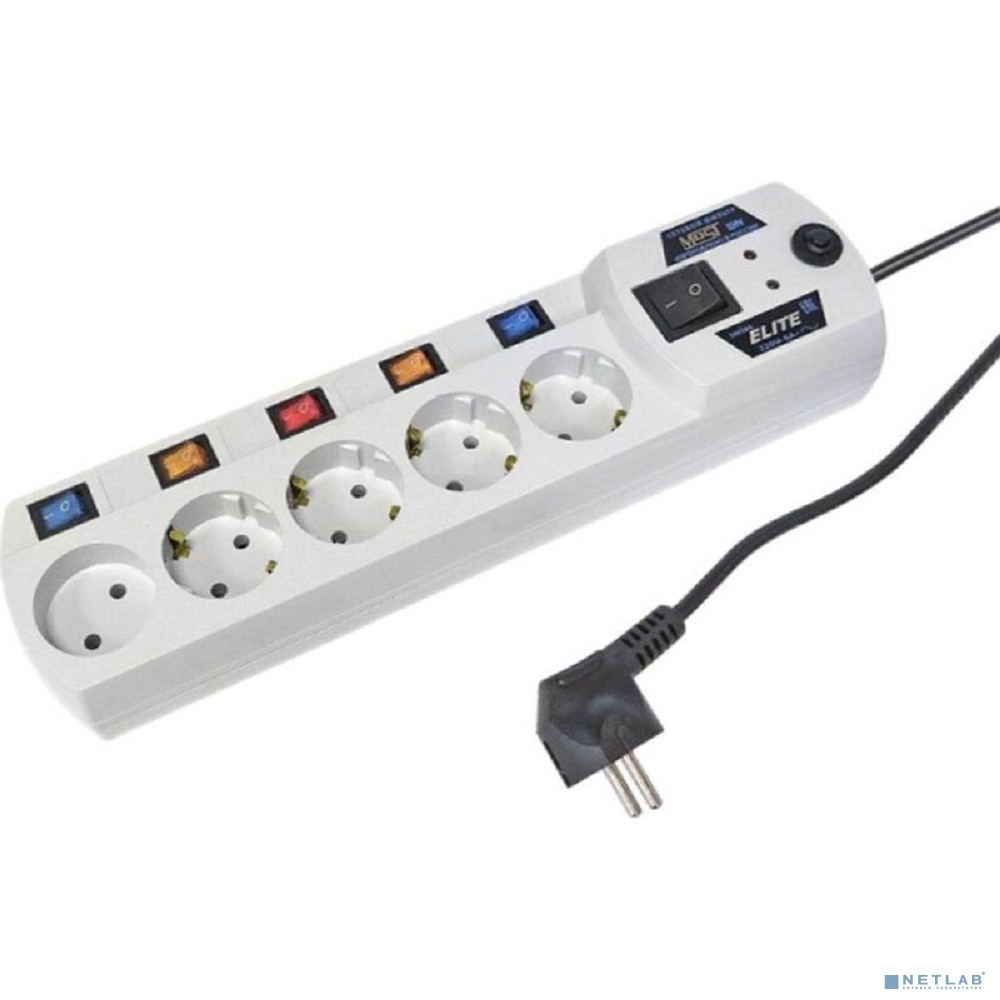 Сетевой фильтр Most EHV, 5м, белый