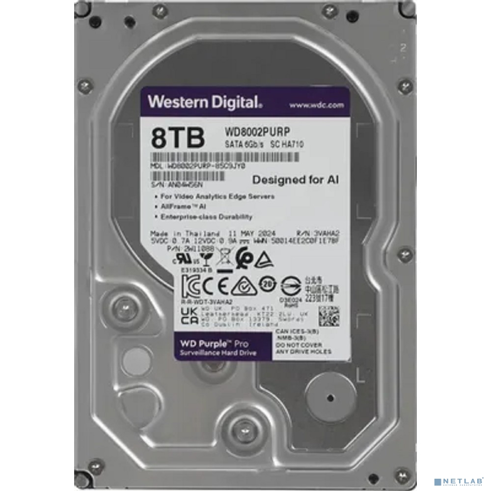 8TB WD Purple Pro (WD8002PURP)