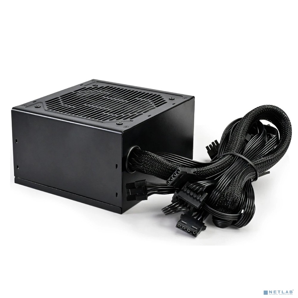 Блок питания ПК/ PCCOOLER, 750W 80+ White (ATX, ATX 2.4, Non-modular, 1x24(20+4)pin 550mm, 1xCPU*2 8(4+4)pin 610+150mm, 3xPCIe 8(6+2)pin 510mm, 2xSATA*3+MOLEX4pin*1 450+150+150+150mm , Active, 120x120
