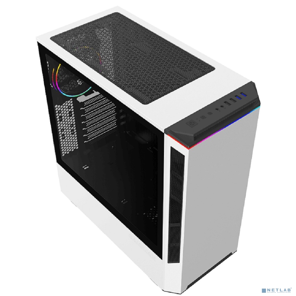 GameMax Корпус Paladin White T801 без БП (Midi Tower, ATX, ,Белый, Зак.стекло, USB 3.0)