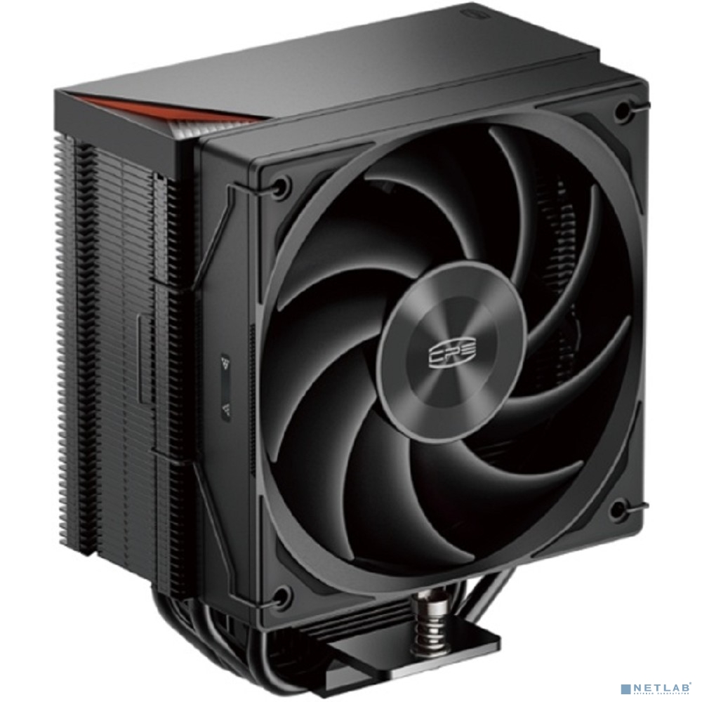 Кулер PCCooler RZ500 BK S115X/1200/1700/1851/AM4/AM5 (TDP 250W, 1x120mm PWM FAN, 4 тепловые трубки 6мм, 500-2000RPM, 32dBa)