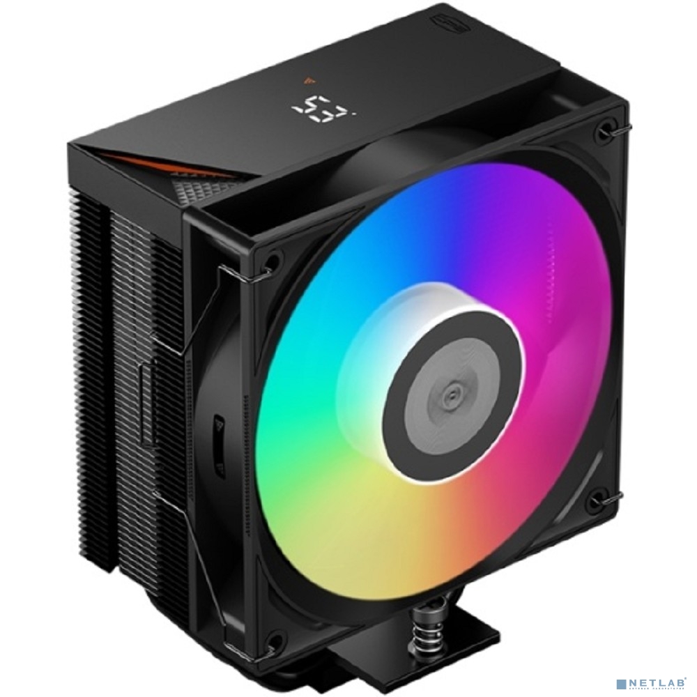 Кулер PCCooler RT500 Digital ARGB BK S115X/1200/1700/18XX/AM4/AM5 (TDP 245W, 1x120mm PWM ARGB FAN, 5 тепловых трубок 6мм, 500-2200RPM, 32dBa)