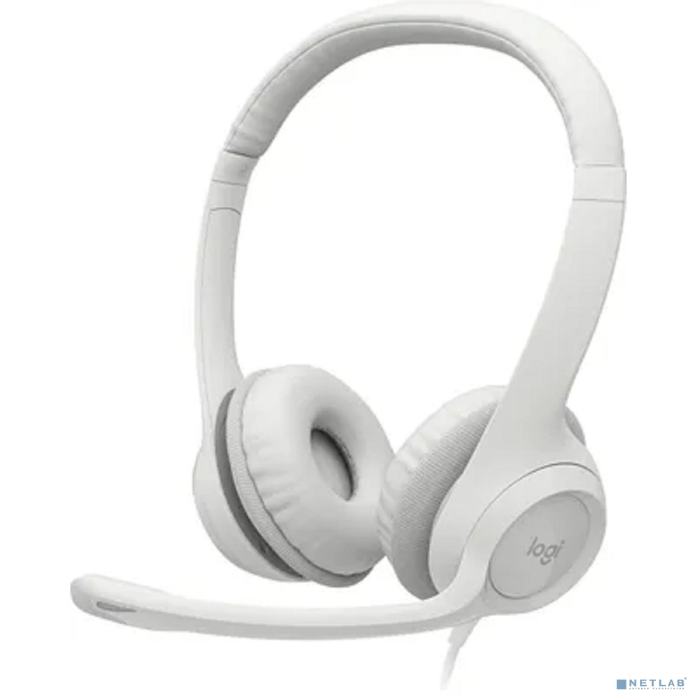 Logitech Stereo Headset H390 White 1.9м 981-001288