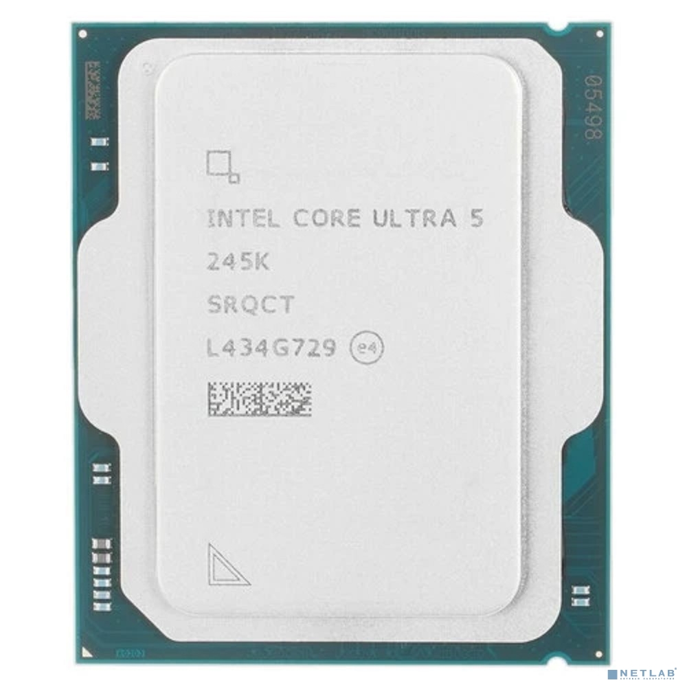 Центральный Процессор Intel Core Ultra 5 245K OEM (Arrow Lake, C14(8EC/6PC)/T14, 3,6/5,2GHz, GPU Intel Graphics, L2 26Mb, Cache 24Mb, TDP 125/159W, S1851)