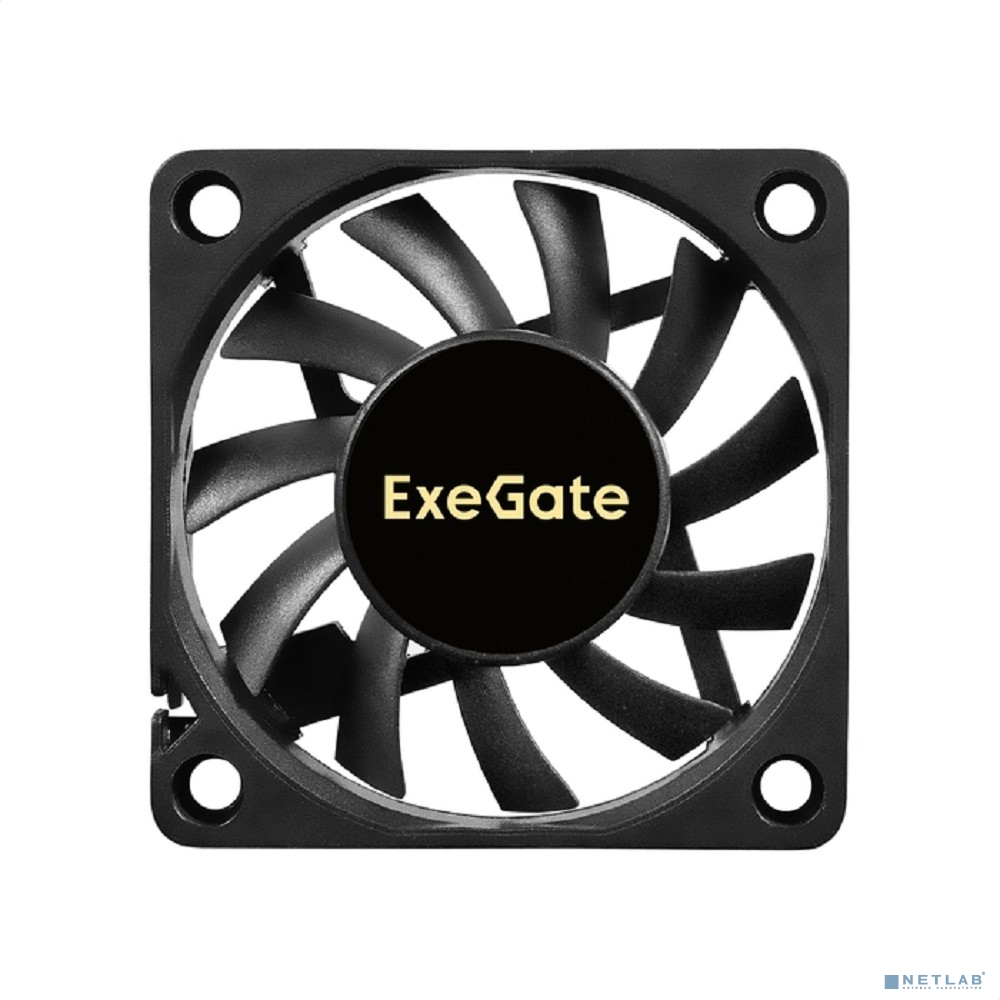 Exegate EX295223RUS Вентилятор 12В DC ExeGate ExtraPower EP06010S3P (60x60x10 мм, Sleeve bearing (подшипник скольжения), 3pin, 3000RPM, 24dBA)