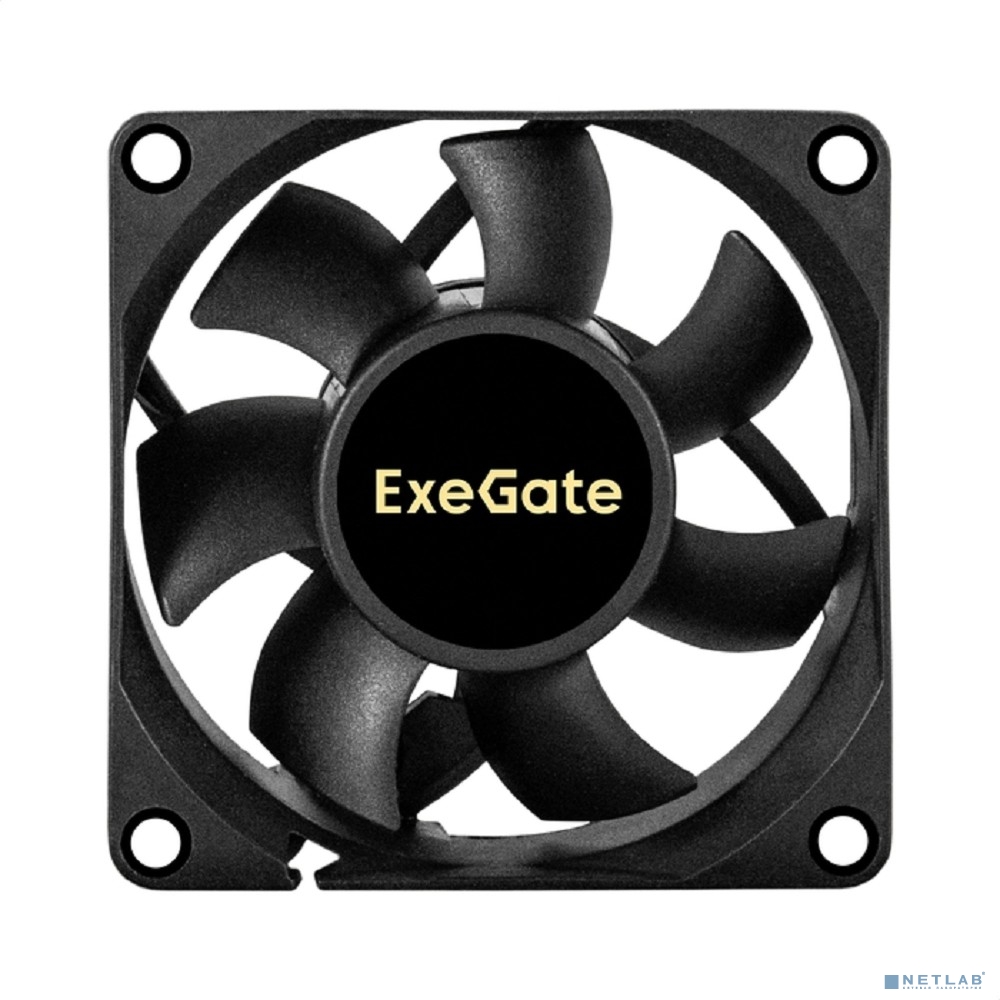 Exegate EX296401RUS Вентилятор 12В DC ExeGate EX07025S3P (70x70x25 мм, Sleeve bearing (подшипник скольжения), 3pin, 3500RPM, 35.5dBA)