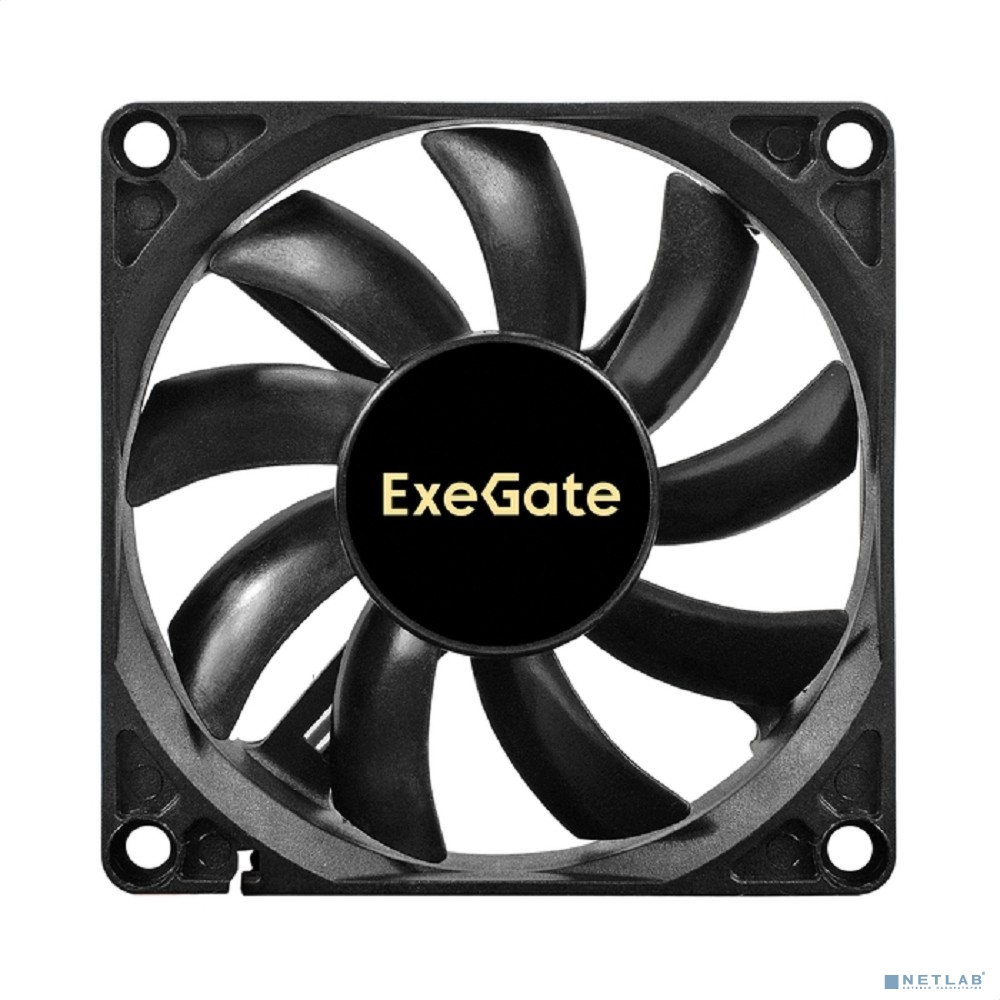 Exegate EX297080RUS Вентилятор 24В DC ExeGate EX08015B3P-24 (80x80x15 мм, 2-Ball (двойной шарикоподшипник), 3pin, 2550RMP, 30,5dBA)