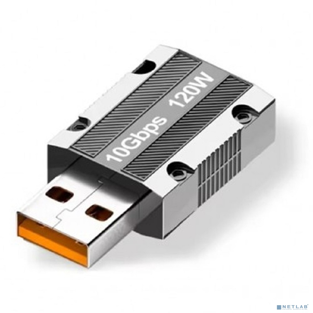 KS-is KS-379P-S Адаптер USB C F в USB A M 10Gbps