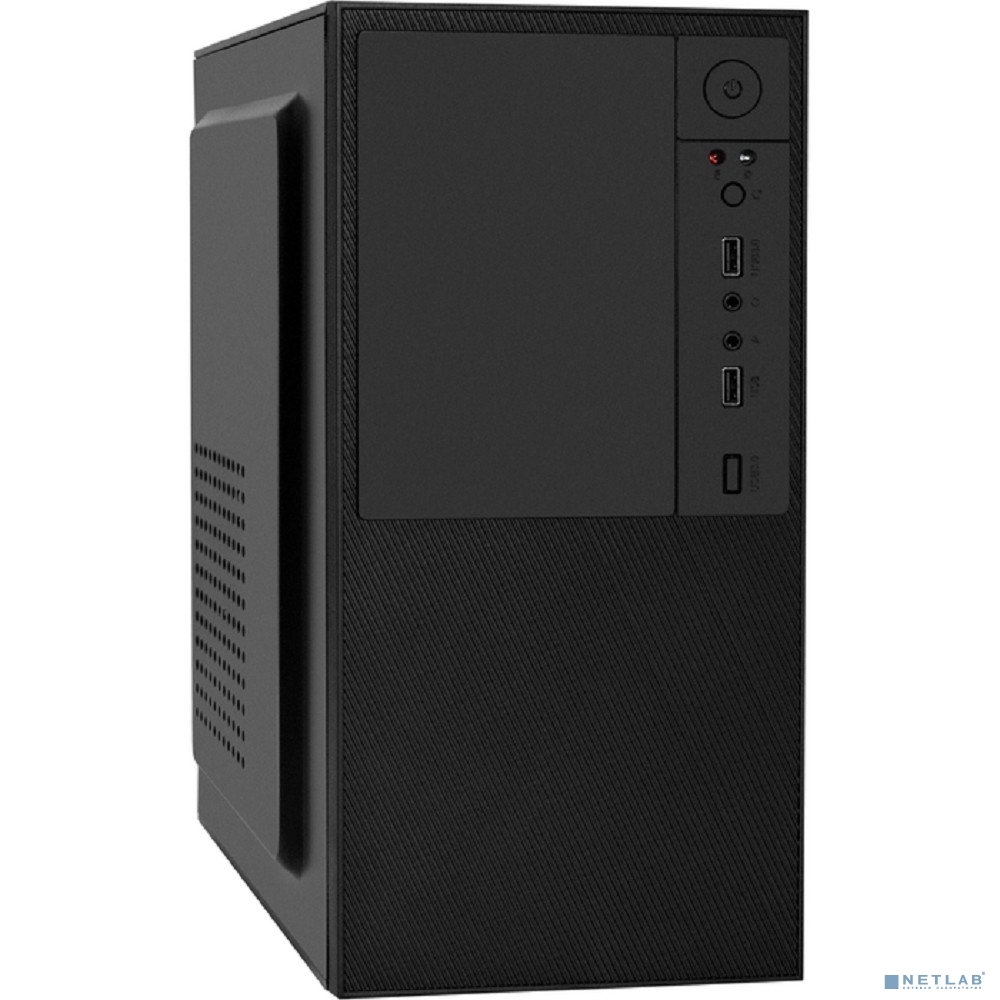 Exegate EX298004RUS Корпус Minitower BAA-308-AAA450 (mATX, БП AAA450 с вент. 8см, 2*USB, HD Audio, черный)