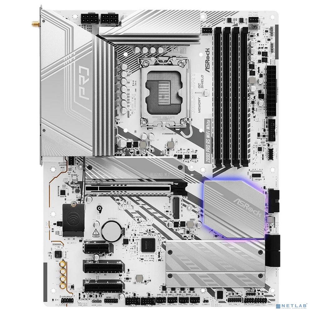 Материнская плата ASRock Z890 PRO RS WIFI WHITE, RTL
