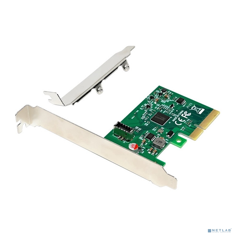 ORIENT AM-U3242PE-E, Контроллер PCI-Ex4 v3.0, USB 3.2 Gen2x2 (SuperSpeed USB 20Gbps), скорость до 20 Гбит/с, 1-port int Type-E, ASM3242 chipset, Self powered, (33292)