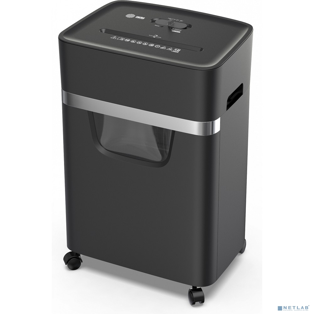 Шредер Cactus CS-SH-E5 (секр.P-4) фрагменты 12лист. 20лтр. скрепки скобы пл.карты