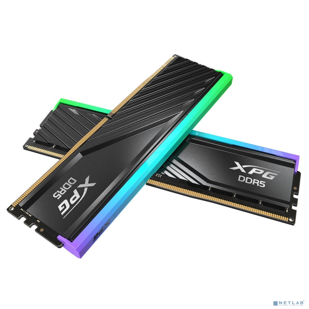 A-data DDR5 2x16GB 6000MHz AX5U6000C3416G-DTLABRBK XPG Lancer RGB RTL PC5-48000 CL34 DIMM 288-pin 1.35В kit dual rank