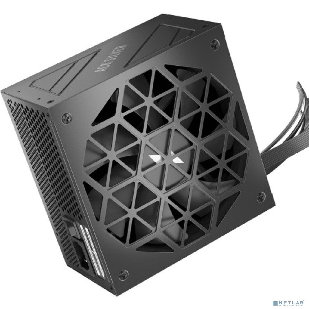 1STPLAYER Блок питания ACK SILVER 850W Black / ATX 3.1, APFC, 80 PLUS Silver, Double Forward, DC-DC, full Teapo caps, 140mm fan, non-modular / HA-850BA7-BK