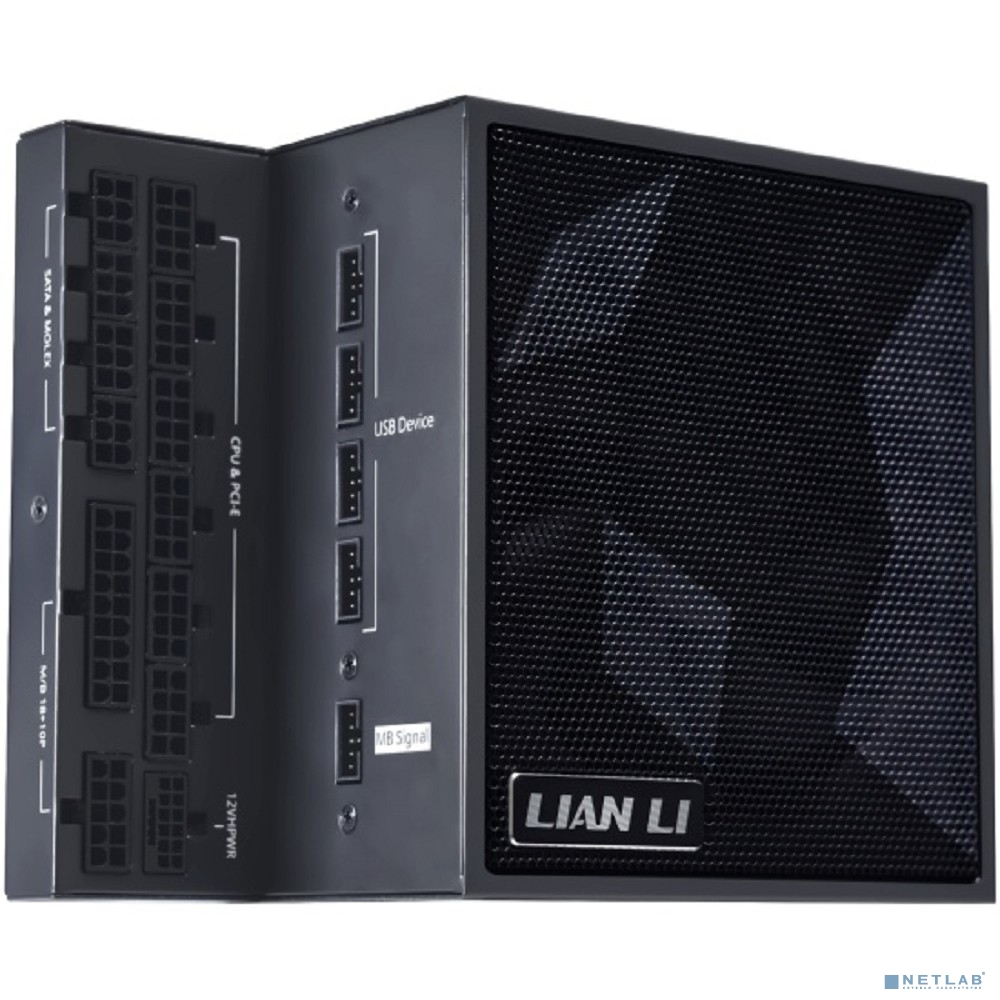 Lian Li Блок питания EG1300 / Black / ATX 3.1, 1300W, 80 PLUS Platinum, PCIe 5.1, APFC, USB HUB, 120mm FDB Fan, Fully Modular / G9P.EG1300.BE00.RU