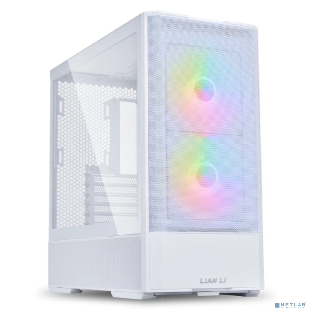 Lian Li Корпус Lancool 207 / White / Mid-Tower, TG / 2x 140mm ARGB + 2x 120mm non LED fans inc. / G99.LAN207RW.10RS