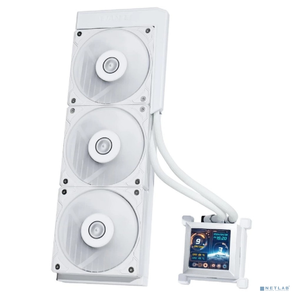 Lian Li Система водяного охлаждения HydroShift LCD 360S (HSLCD36SW White) / 3x120mm PWM Fans / G89.GHSLCD36SW.R0