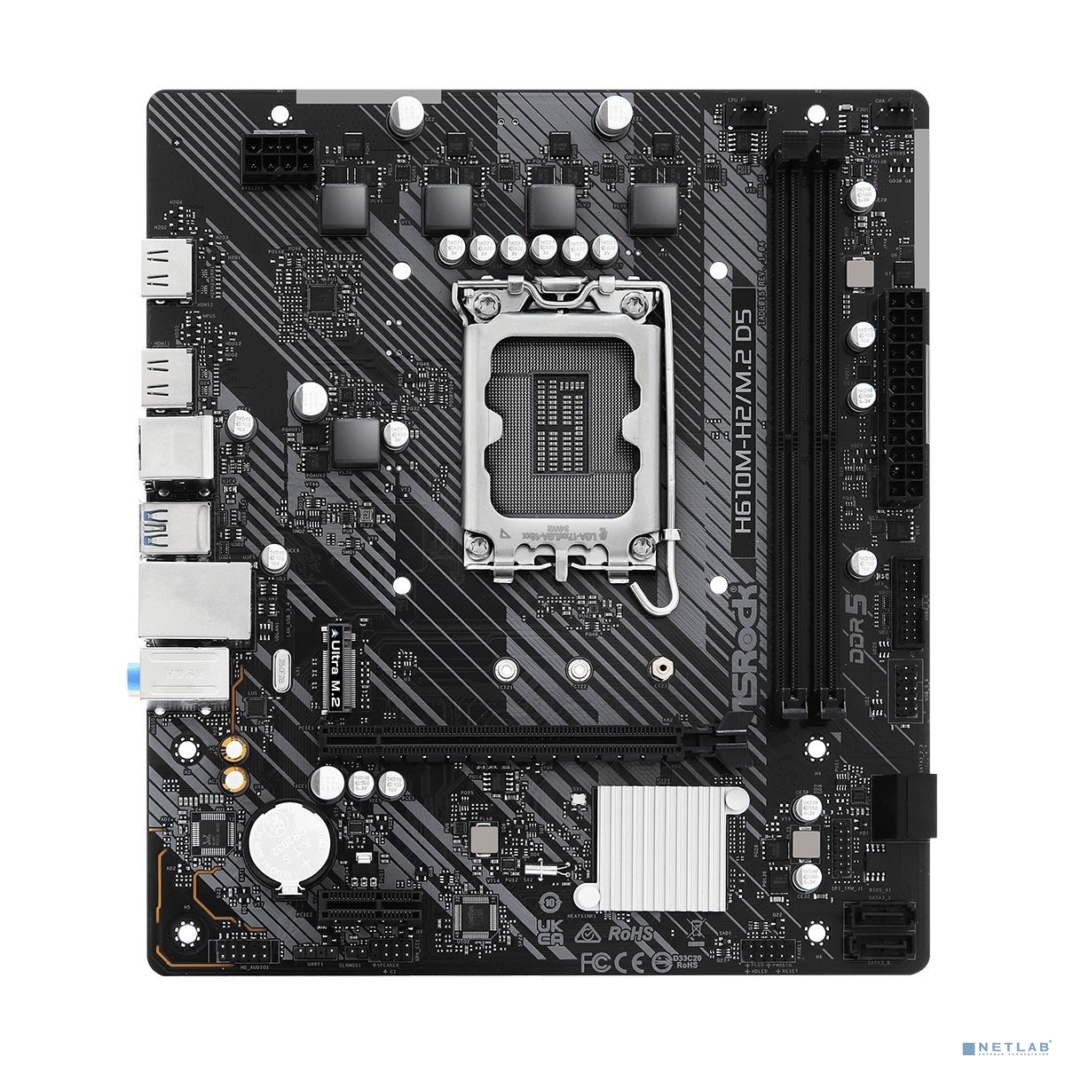 Материнская плата ASRock H610M-H2/M.2, RTL