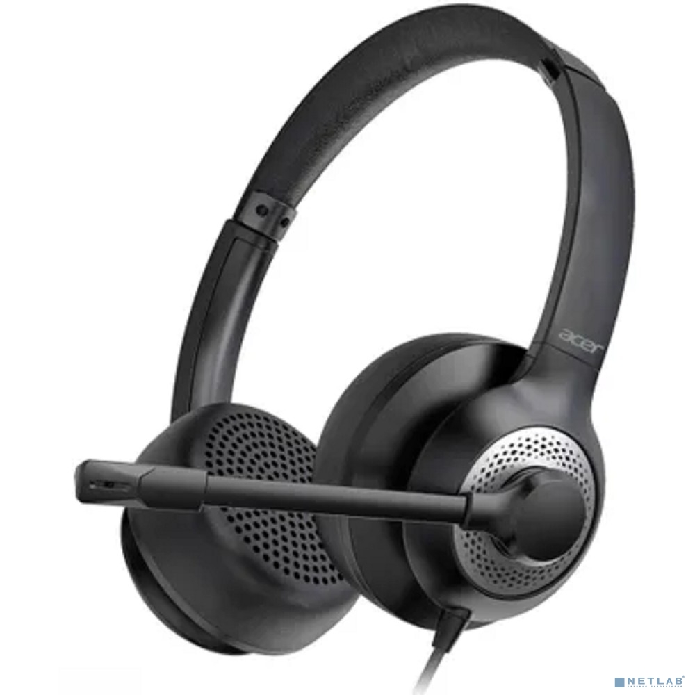 Acer OHW309 черный 1.6м накладные USB