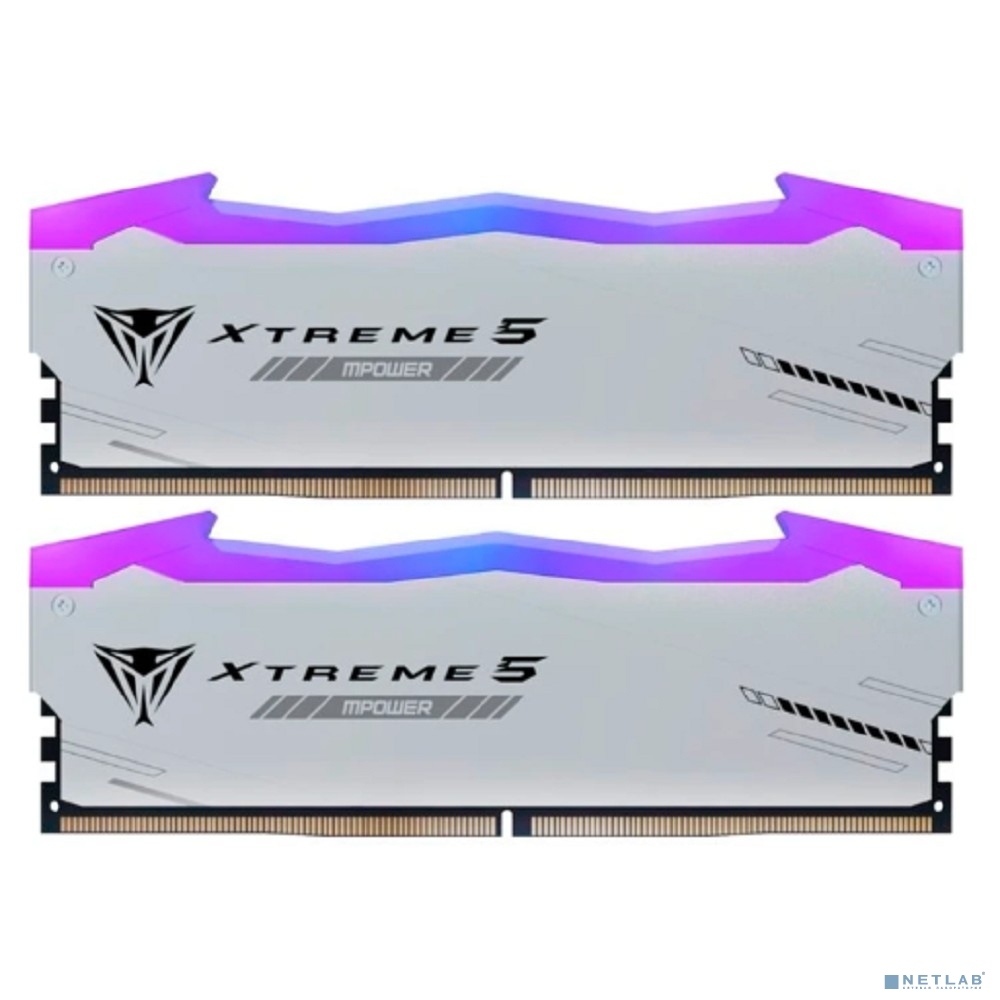 Память DDR5 2x16GB 6400MHz Patriot PVXR532G64C32KM Viper Xtreme 5 RGB RTL Gaming PC5-51200 CL32 DIMM 288-pin 1.4В с радиатором Ret