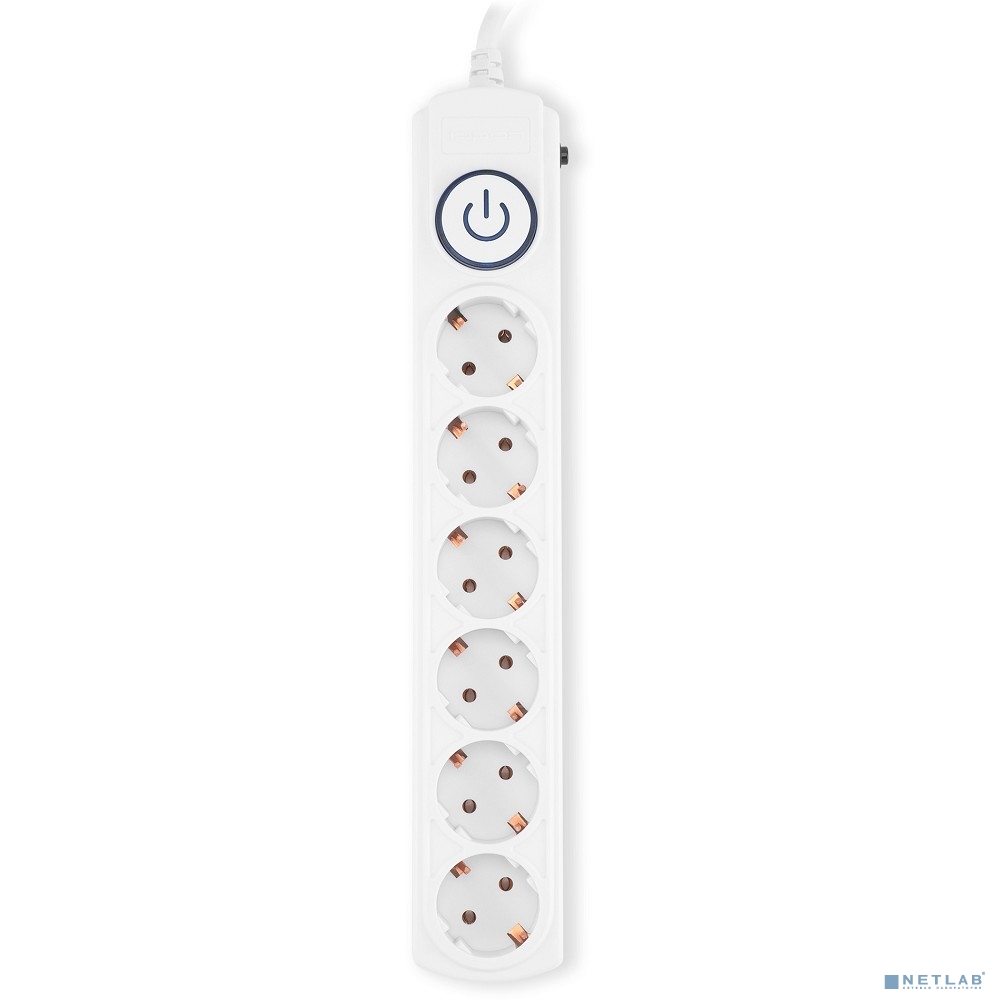 Ippon Сетевой фильтр BK-6-EU-5-10-W 6 розеток 5м белый