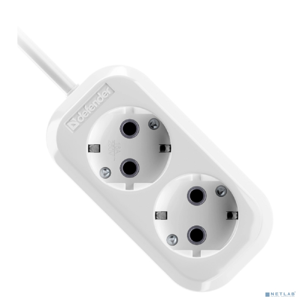 Defender Удлинитель R320 16 А, 5 м выключатель, с заземлением