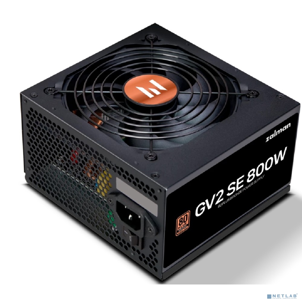 Zalman <GV2SE> ZM800-GV2SE <800W, ATX12V v2.52, APFC, 12cm Fan, 80+ Bronze, Ret>