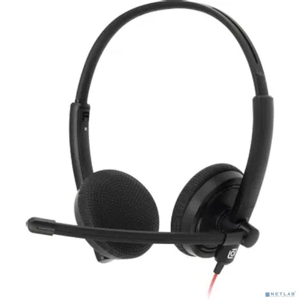 Oklick HS-L900 черный 2.8м накладные (