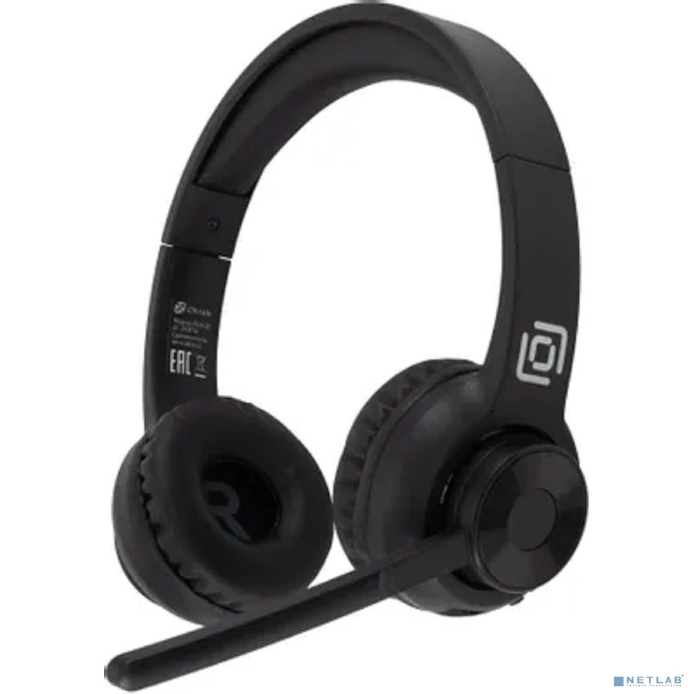 Oklick HS-M310 черный 1.5м накладные BT