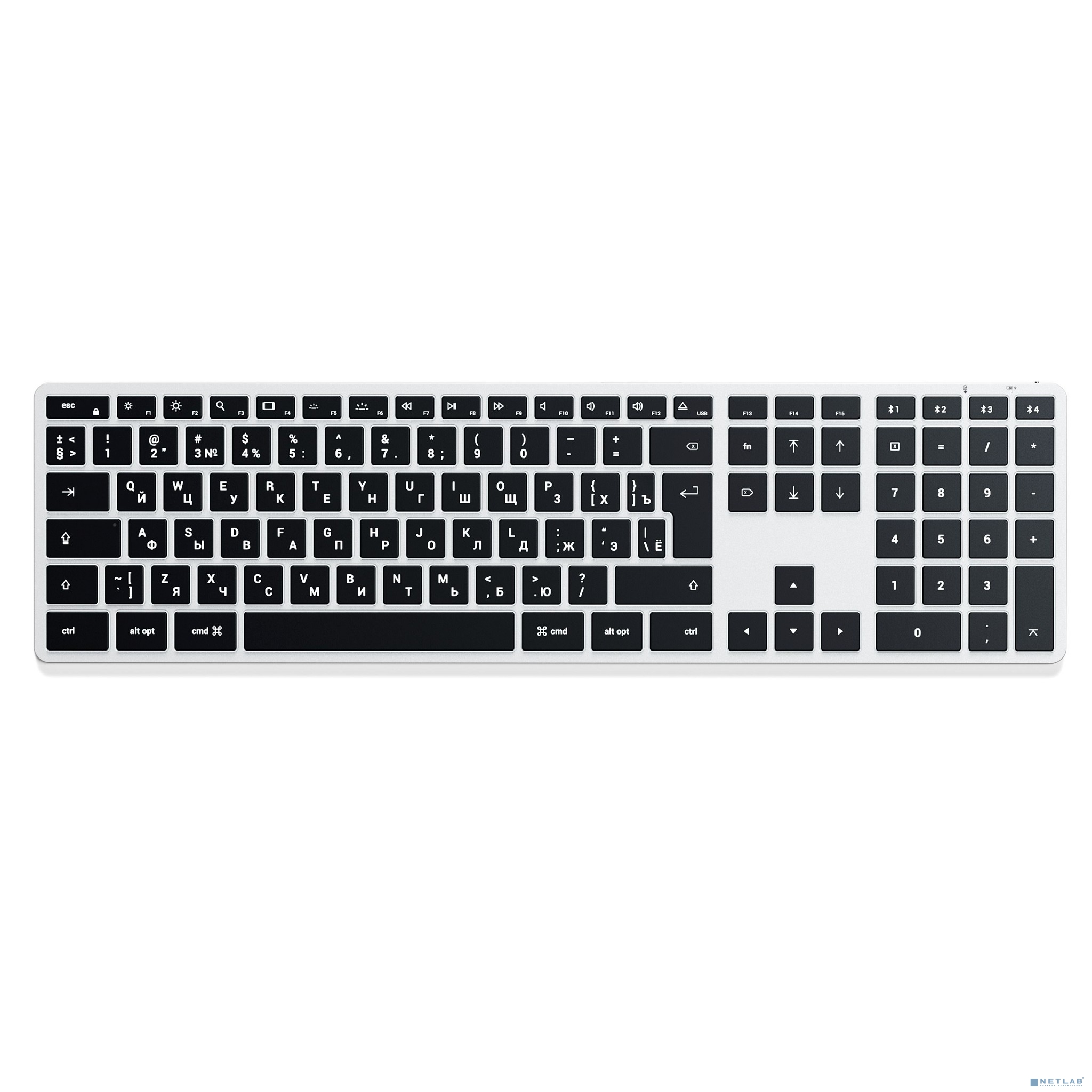 Satechi Slim X3 Bluetooth Keyboard-RU - Silver