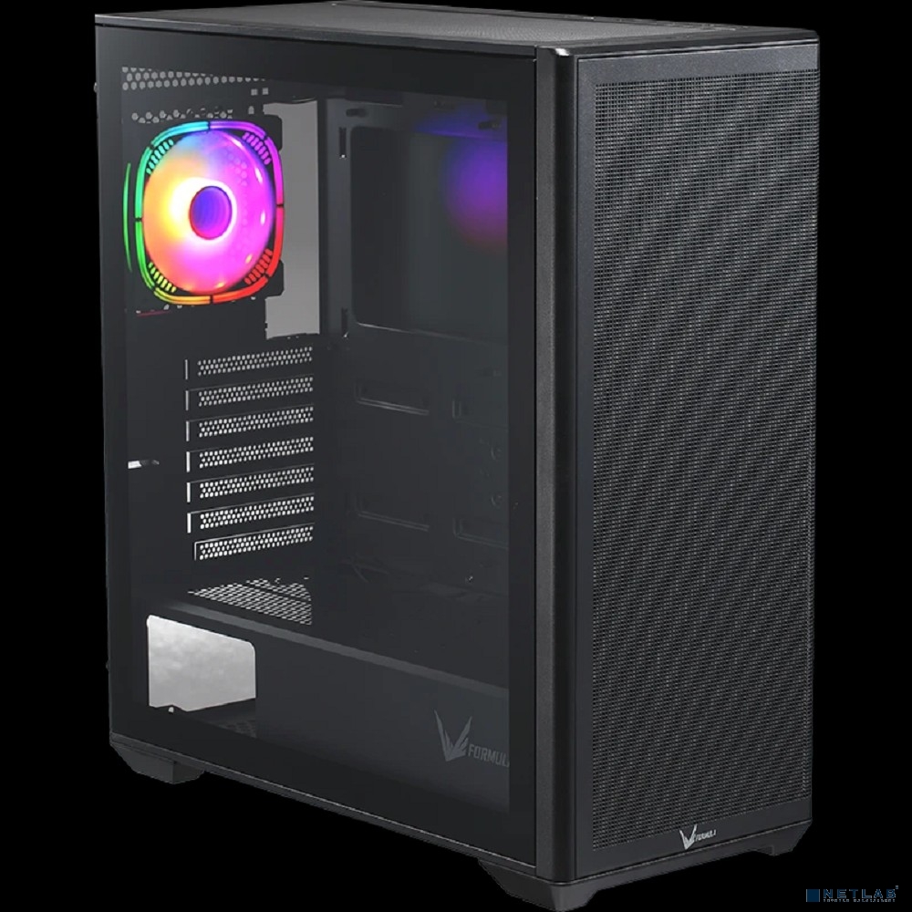 Formula Air Power G5 Plus Black (E-ATX, Glass win., Type-C, 2xUSB3.0, 4x 12cm FRGB fans)