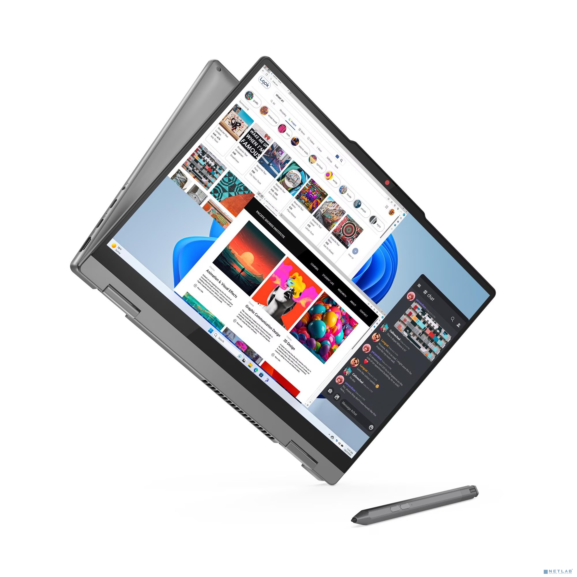 Lenovo IdeaPad 5 2-in-1 14IRH9 (КЛАВ.РУС.ГРАВ.) Luna Grey 14"