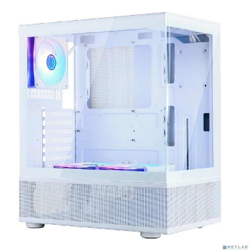 1STPLAYER MIKU Mi7-A ARGB White / ATX / 3x120mm ARGB fans / Mi7-A-WH-2FC7R-W-1FC7-W