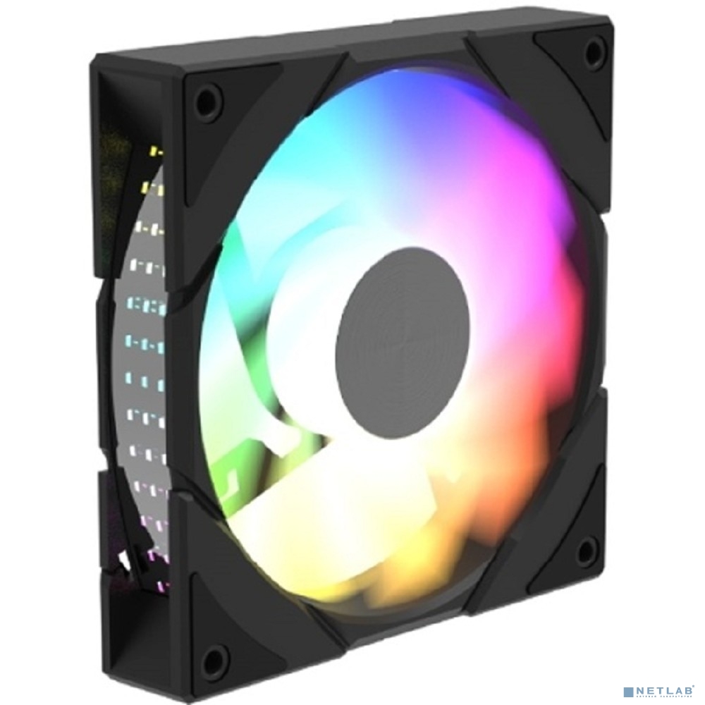 Case fan Deepcool CG580 FAN BKR REVERSE ( PWM, ARGB, черный, 400-1300об/мин, 120мм) Bulk