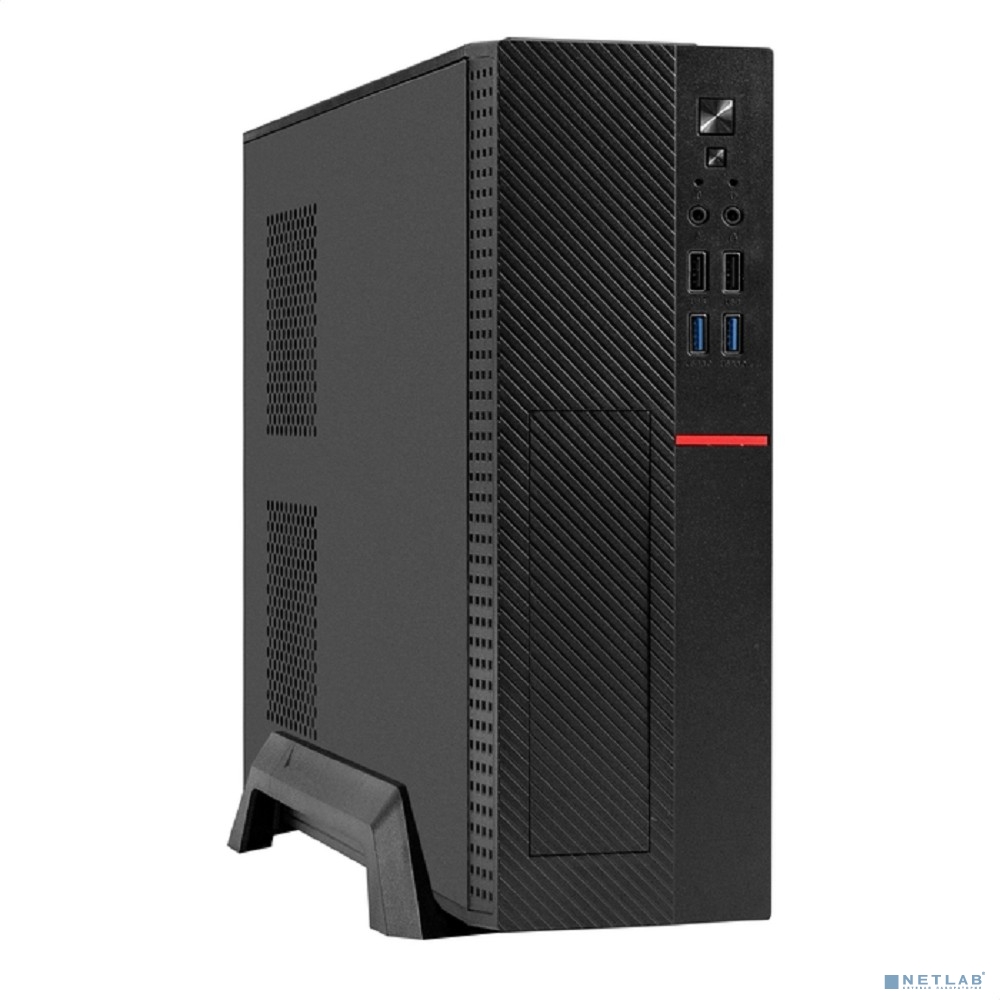 Exegate EX298776RUS Корпус Desktop ExeGate MI-307U2-M350 (mini-ITX/mATX, БП M350 с вент. 8см, 2*USB+2*USB3.0, HD аудио, черный)