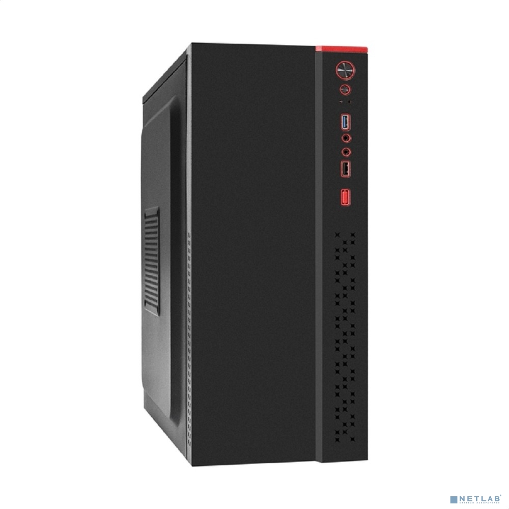 Exegate EX298143RUS Корпус Miditower ExeGate AA-443U-AA500 (ATX, AA500 8 см, 2*USB+1*USB3.0+HD Audio, черный)
