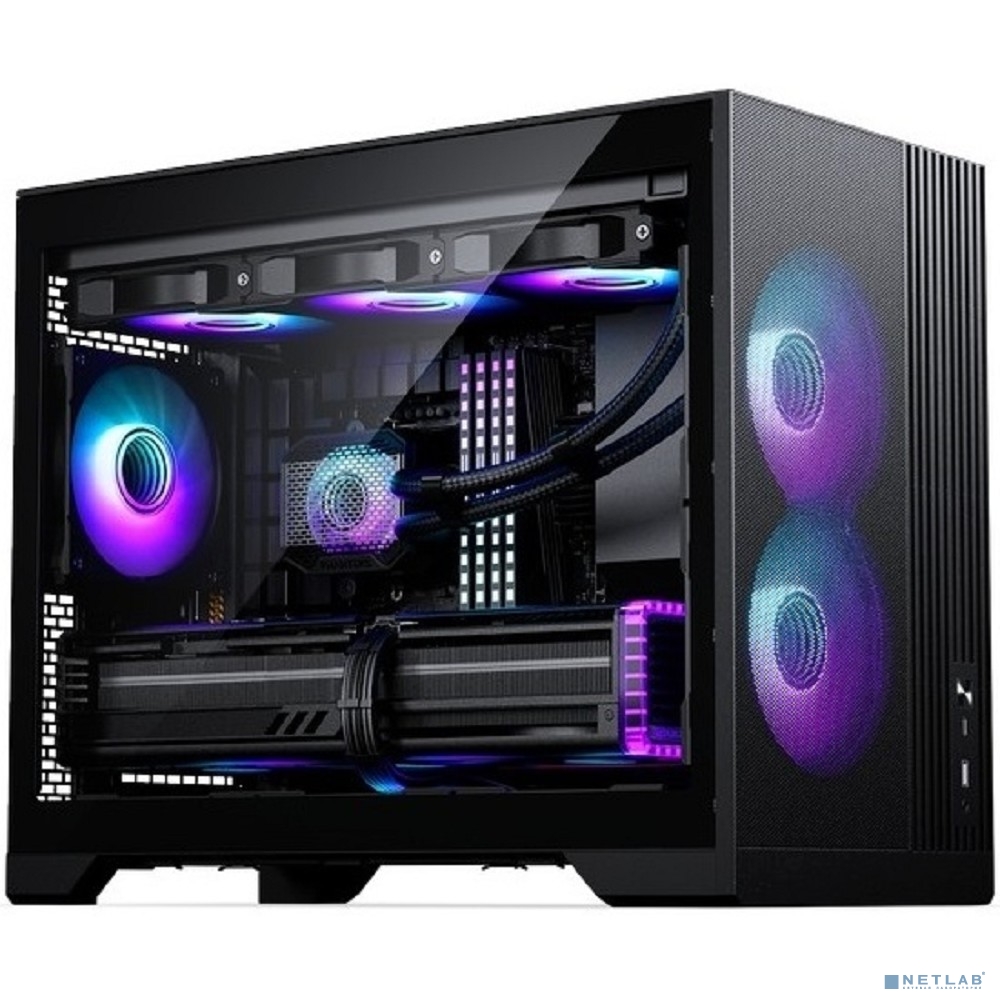 PHANTEKS XT M3, Black, 3x120mm ARGB Fan, Tempered Glass, mATX / PH-XT325M_BK02