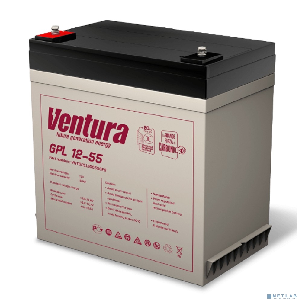 АКБ Ventura GPL 12-55 12V/58Ah
